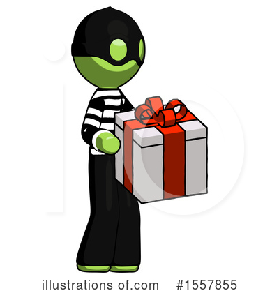 Royalty-Free (RF) Green Design Mascot Clipart Illustration by Leo Blanchette - Stock Sample #1557855