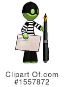 Green Design Mascot Clipart #1557872 by Leo Blanchette