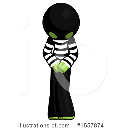 Royalty-Free (RF) Green Design Mascot Clipart Illustration by Leo Blanchette - Stock Sample #1557874