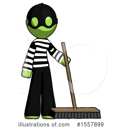 Royalty-Free (RF) Green Design Mascot Clipart Illustration by Leo Blanchette - Stock Sample #1557899
