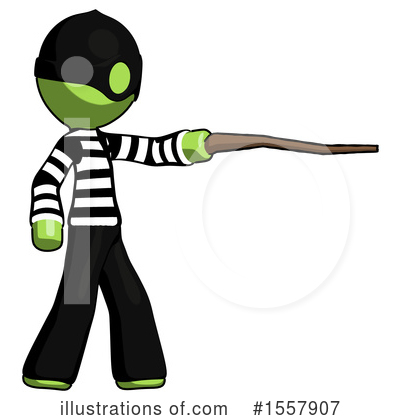 Royalty-Free (RF) Green Design Mascot Clipart Illustration by Leo Blanchette - Stock Sample #1557907