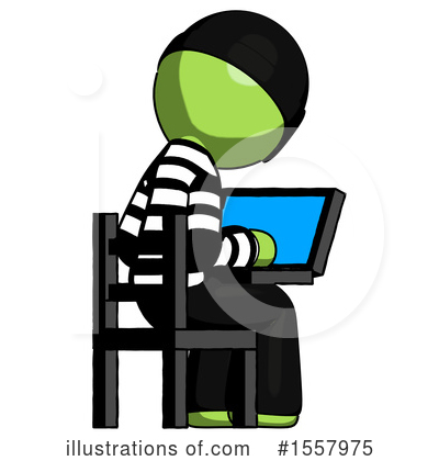 Royalty-Free (RF) Green Design Mascot Clipart Illustration by Leo Blanchette - Stock Sample #1557975