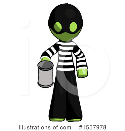 Royalty-Free (RF) Green Design Mascot Clipart Illustration by Leo Blanchette - Stock Sample #1557978