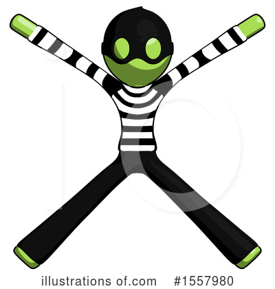 Royalty-Free (RF) Green Design Mascot Clipart Illustration by Leo Blanchette - Stock Sample #1557980