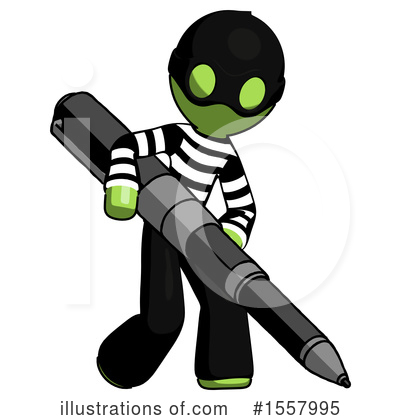 Royalty-Free (RF) Green Design Mascot Clipart Illustration by Leo Blanchette - Stock Sample #1557995