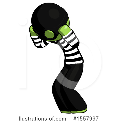 Royalty-Free (RF) Green Design Mascot Clipart Illustration by Leo Blanchette - Stock Sample #1557997