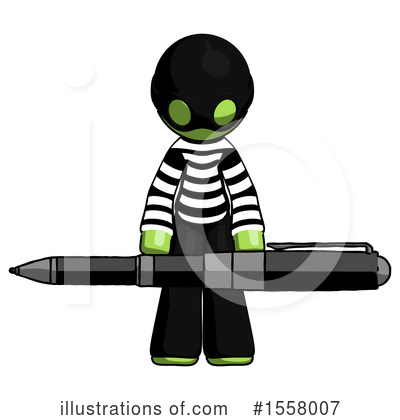 Royalty-Free (RF) Green Design Mascot Clipart Illustration by Leo Blanchette - Stock Sample #1558007