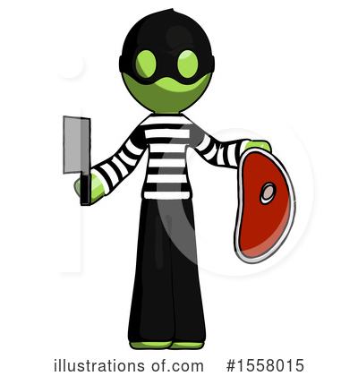 Royalty-Free (RF) Green Design Mascot Clipart Illustration by Leo Blanchette - Stock Sample #1558015
