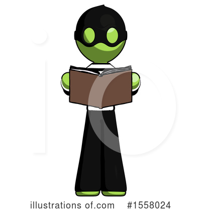 Royalty-Free (RF) Green Design Mascot Clipart Illustration by Leo Blanchette - Stock Sample #1558024