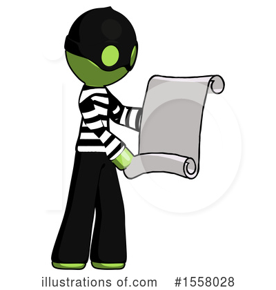 Royalty-Free (RF) Green Design Mascot Clipart Illustration by Leo Blanchette - Stock Sample #1558028