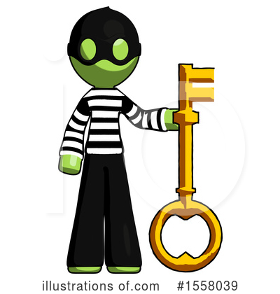 Royalty-Free (RF) Green Design Mascot Clipart Illustration by Leo Blanchette - Stock Sample #1558039