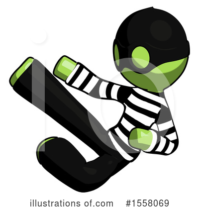 Royalty-Free (RF) Green Design Mascot Clipart Illustration by Leo Blanchette - Stock Sample #1558069