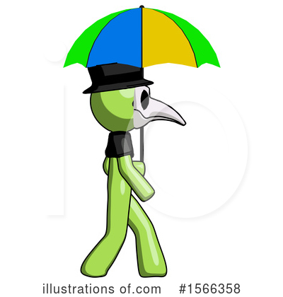 Royalty-Free (RF) Green Design Mascot Clipart Illustration by Leo Blanchette - Stock Sample #1566358