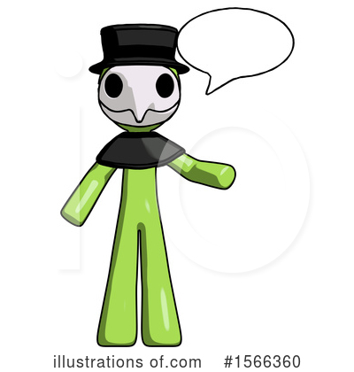 Royalty-Free (RF) Green Design Mascot Clipart Illustration by Leo Blanchette - Stock Sample #1566360