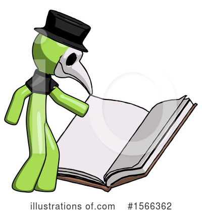 Royalty-Free (RF) Green Design Mascot Clipart Illustration by Leo Blanchette - Stock Sample #1566362