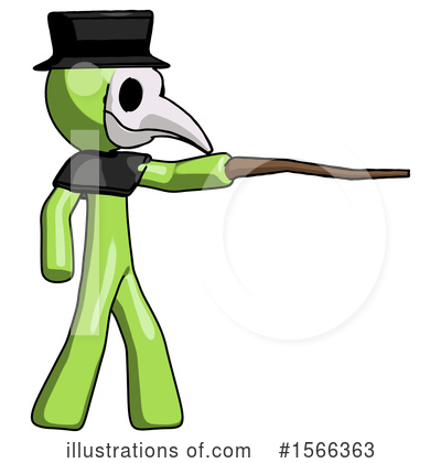 Royalty-Free (RF) Green Design Mascot Clipart Illustration by Leo Blanchette - Stock Sample #1566363