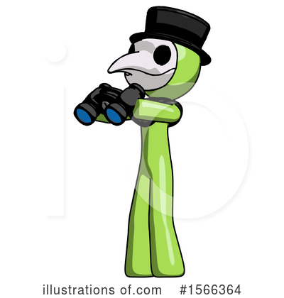 Royalty-Free (RF) Green Design Mascot Clipart Illustration by Leo Blanchette - Stock Sample #1566364