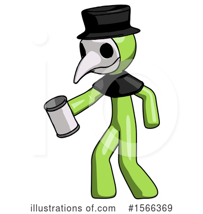 Royalty-Free (RF) Green Design Mascot Clipart Illustration by Leo Blanchette - Stock Sample #1566369