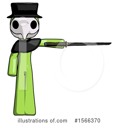 Royalty-Free (RF) Green Design Mascot Clipart Illustration by Leo Blanchette - Stock Sample #1566370