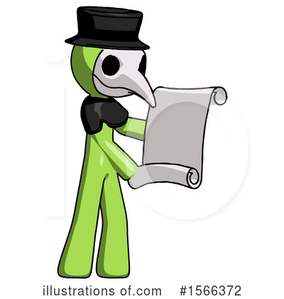 Royalty-Free (RF) Green Design Mascot Clipart Illustration by Leo Blanchette - Stock Sample #1566372