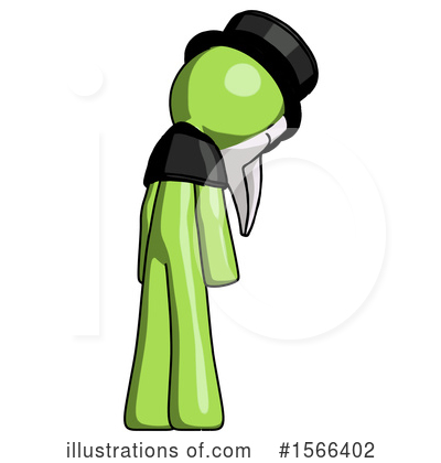 Royalty-Free (RF) Green Design Mascot Clipart Illustration by Leo Blanchette - Stock Sample #1566402