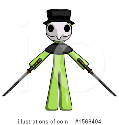 Royalty-Free (RF) Green Design Mascot Clipart Illustration by Leo Blanchette - Stock Sample #1566404