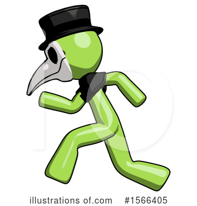 Royalty-Free (RF) Green Design Mascot Clipart Illustration by Leo Blanchette - Stock Sample #1566405