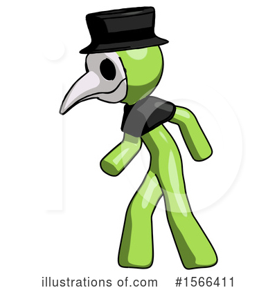 Royalty-Free (RF) Green Design Mascot Clipart Illustration by Leo Blanchette - Stock Sample #1566411