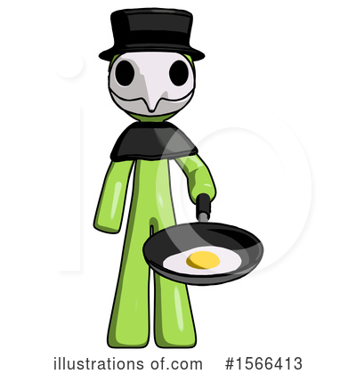 Royalty-Free (RF) Green Design Mascot Clipart Illustration by Leo Blanchette - Stock Sample #1566413