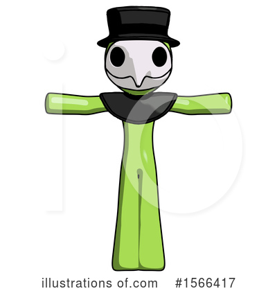 Royalty-Free (RF) Green Design Mascot Clipart Illustration by Leo Blanchette - Stock Sample #1566417