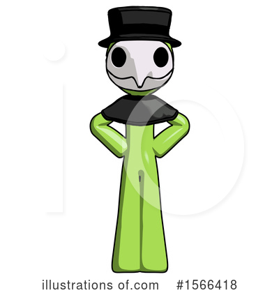 Royalty-Free (RF) Green Design Mascot Clipart Illustration by Leo Blanchette - Stock Sample #1566418