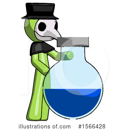 Royalty-Free (RF) Green Design Mascot Clipart Illustration by Leo Blanchette - Stock Sample #1566428