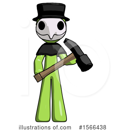 Royalty-Free (RF) Green Design Mascot Clipart Illustration by Leo Blanchette - Stock Sample #1566438