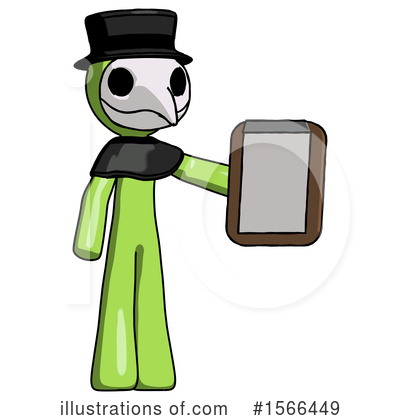 Royalty-Free (RF) Green Design Mascot Clipart Illustration by Leo Blanchette - Stock Sample #1566449