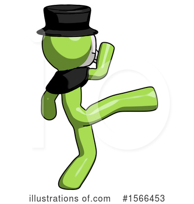 Royalty-Free (RF) Green Design Mascot Clipart Illustration by Leo Blanchette - Stock Sample #1566453