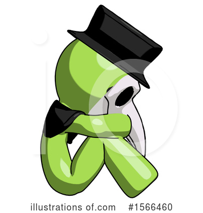 Royalty-Free (RF) Green Design Mascot Clipart Illustration by Leo Blanchette - Stock Sample #1566460