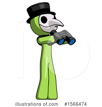 Royalty-Free (RF) Green Design Mascot Clipart Illustration by Leo Blanchette - Stock Sample #1566474