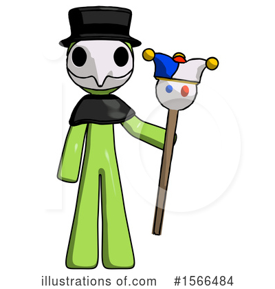 Royalty-Free (RF) Green Design Mascot Clipart Illustration by Leo Blanchette - Stock Sample #1566484