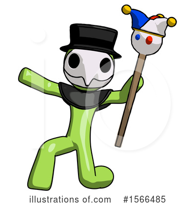 Royalty-Free (RF) Green Design Mascot Clipart Illustration by Leo Blanchette - Stock Sample #1566485