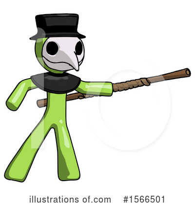Royalty-Free (RF) Green Design Mascot Clipart Illustration by Leo Blanchette - Stock Sample #1566501