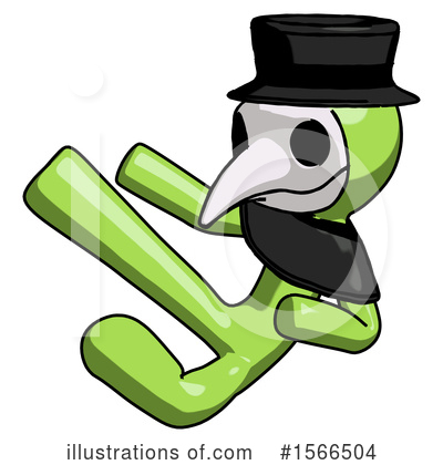 Royalty-Free (RF) Green Design Mascot Clipart Illustration by Leo Blanchette - Stock Sample #1566504