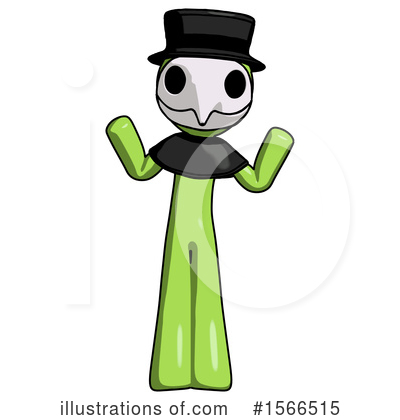 Royalty-Free (RF) Green Design Mascot Clipart Illustration by Leo Blanchette - Stock Sample #1566515