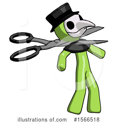 Royalty-Free (RF) Green Design Mascot Clipart Illustration by Leo Blanchette - Stock Sample #1566518