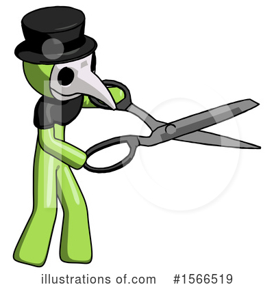 Royalty-Free (RF) Green Design Mascot Clipart Illustration by Leo Blanchette - Stock Sample #1566519