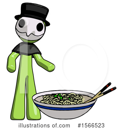 Royalty-Free (RF) Green Design Mascot Clipart Illustration by Leo Blanchette - Stock Sample #1566523