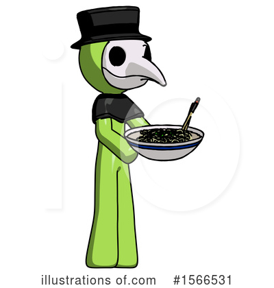 Royalty-Free (RF) Green Design Mascot Clipart Illustration by Leo Blanchette - Stock Sample #1566531