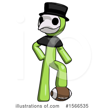 Royalty-Free (RF) Green Design Mascot Clipart Illustration by Leo Blanchette - Stock Sample #1566535