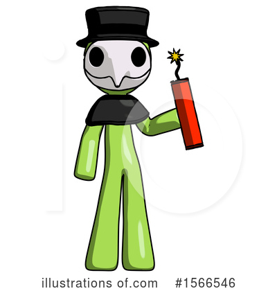 Royalty-Free (RF) Green Design Mascot Clipart Illustration by Leo Blanchette - Stock Sample #1566546