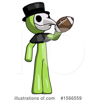 Royalty-Free (RF) Green Design Mascot Clipart Illustration by Leo Blanchette - Stock Sample #1566559