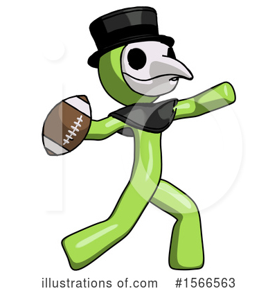 Royalty-Free (RF) Green Design Mascot Clipart Illustration by Leo Blanchette - Stock Sample #1566563